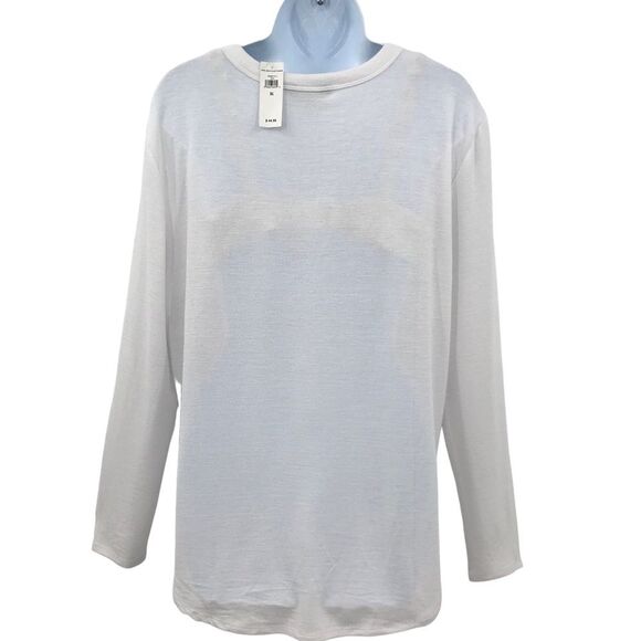 Banana Republic LuxeSpun Long Sleeve Crew Neck Knit Top Sz. XL - Picture 4 of 9